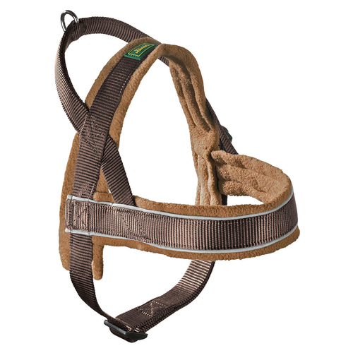 Hunter Norwegergeschirr Racing braun/cognac, Größe: XXL / Breite: 3,8 cm