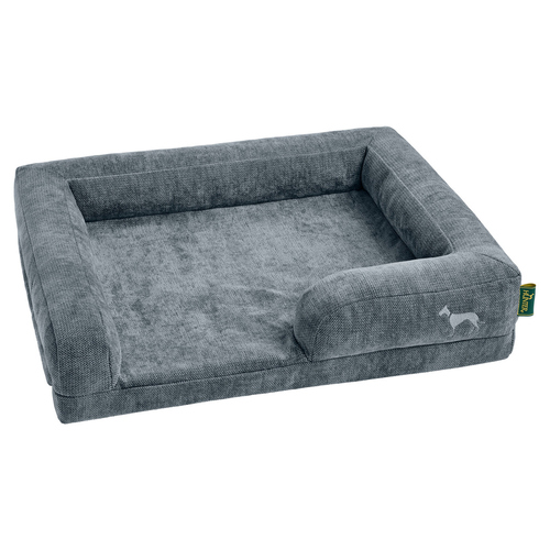 Hunter Orthopädisches Hundesofa Melun graublau, Größe: M