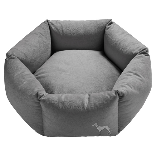 Hunter Orthopädisches Hundesofa Merida 6-eckig anthrazit, Größe: XL