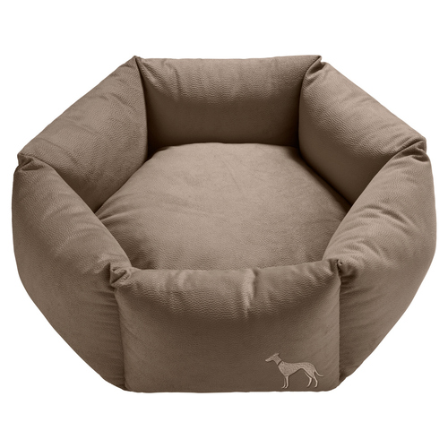 Hunter Orthopädisches Hundesofa Merida 6-eckig taupe, Größe: XL