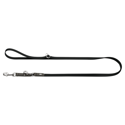Hunter Stufenlos verstellbare Führleine Wolmar schwarz/grau Hunter Stufenlos verstellbare Führleine Wolmar schwarz/grau