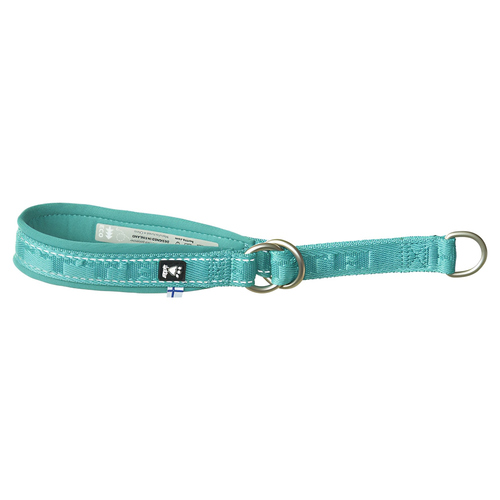 Hurtta ECO Casual Half Choke Halsband peacock (petrol), Größe: 30 - 40 cm