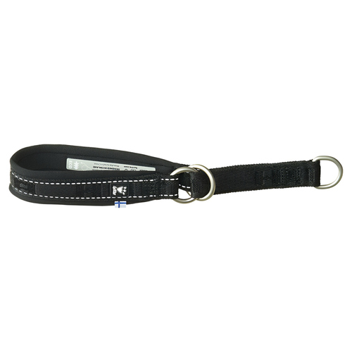 Hurtta ECO Casual Half Choke Halsband raven (schwarz), Größe: 35 - 45 cm