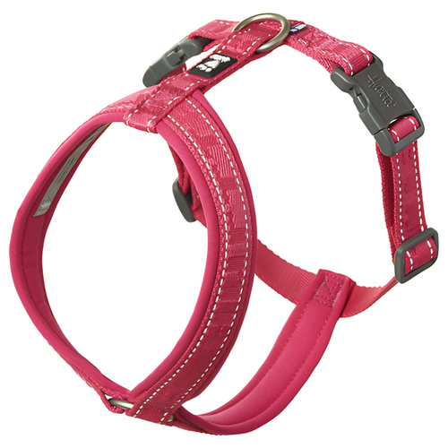 Hurtta ECO Casual Y-Geschirr ruby (pink), Größe: 35 - 45 cm