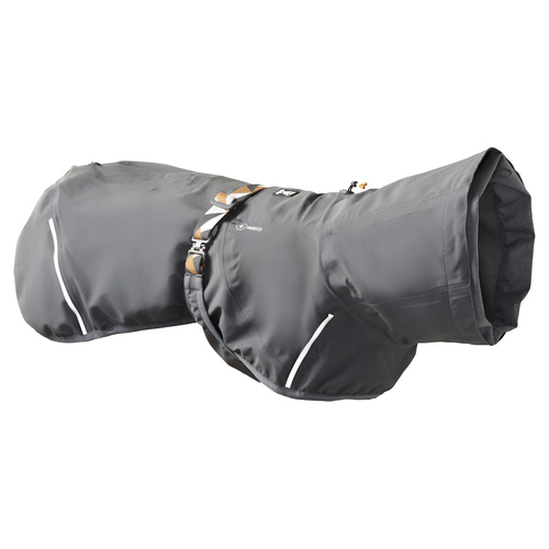 Hurtta ECO Regenmantel Mudventure Coat blackberry (grau)