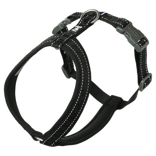 Hurtta Hundegeschirr Casual Y-Harness ECO raven, Größe: 70-80 cm