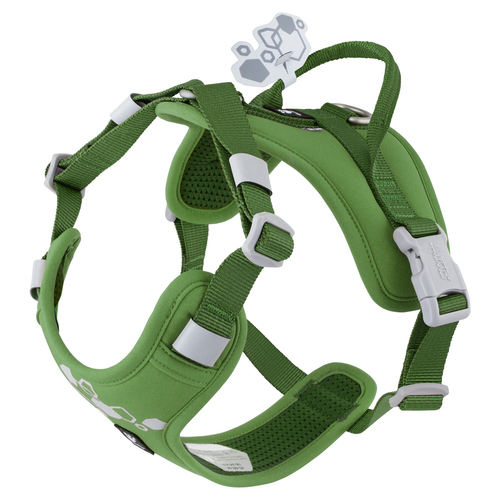 Hurtta Hundegeschirr Weekend Warrior Harness II ECO parsley, Größe: 65-80 cm