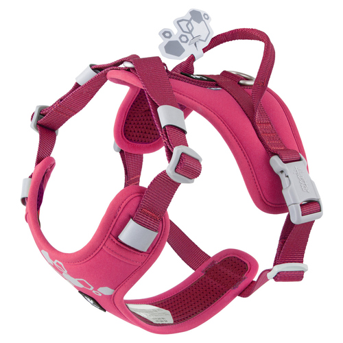 Hurtta Hundegeschirr Weekend Warrior Harness II ECO ruby, Größe: 65-80 cm