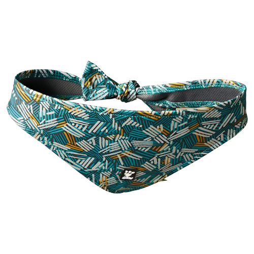 Hurtta Hundehalstuch Zhero Safety Bandana ECO peacock (petrol), Größe: L