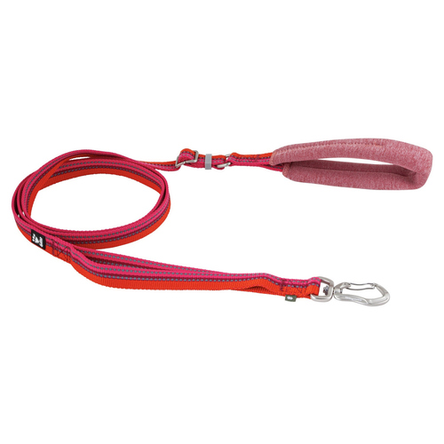 Hurtta Hundeleine Adjustable Leash Eco rosehip, Größe: 120-180 cm / 20 mm