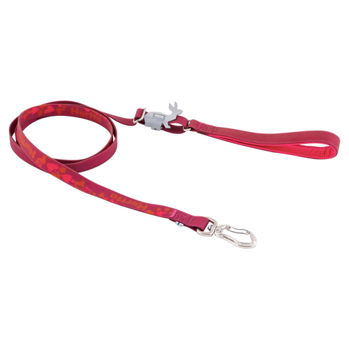 Hurtta Hundeleine Mudventure Leash beetroot, Größe: 120-180 cm / 20 mm