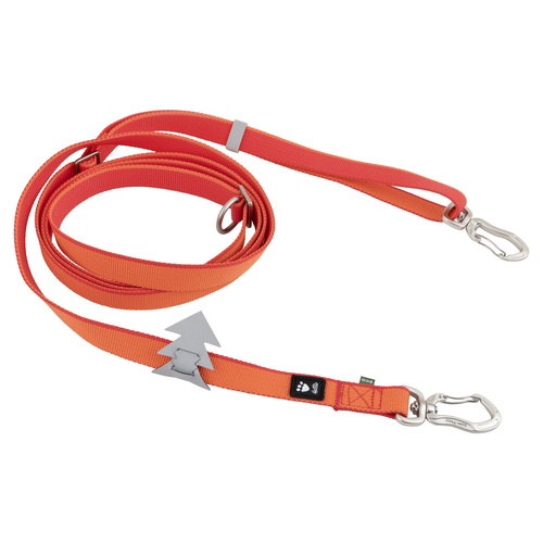 Hurtta Hundeleine Multilong Leash II strawberry, Maße: 100-300 cm / 20 mm