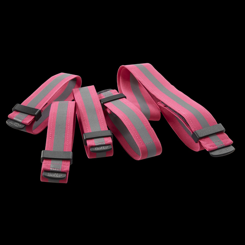 Hurtta Lifeguard Reflektor Set neonpink, Größe: L