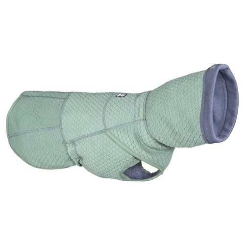 Hurtta Razzle-Dazzle Midlayer Pullover dunkelgrau-hellgrün