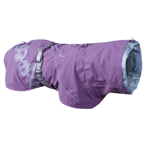 Hurtta Regenmantel Drizzle aubergine, Größe: 45 cm