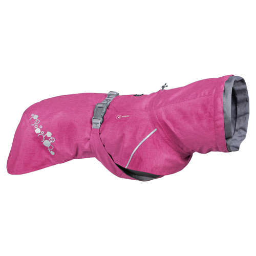 Hurtta Regenmantel Monsoon Coat II ECO ruby, Größe: 55