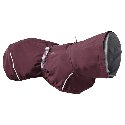 Hurtta Regenmantel Mudventure Coat ECO eggplant, Größe: 55