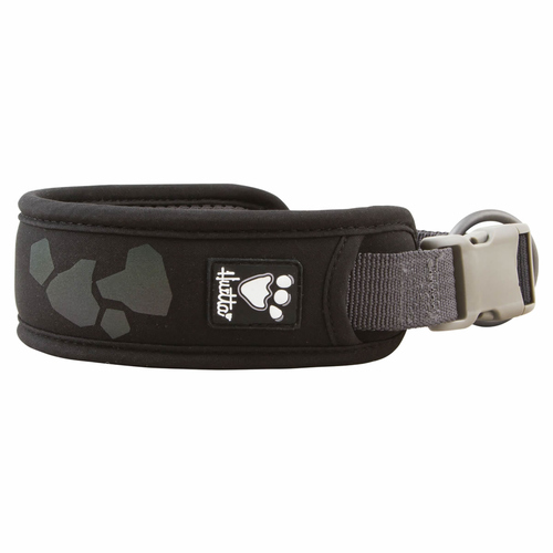 Hurtta Weekend Warrior Halsband schwarz, Verstellmöglichkeit: 25-35 cm