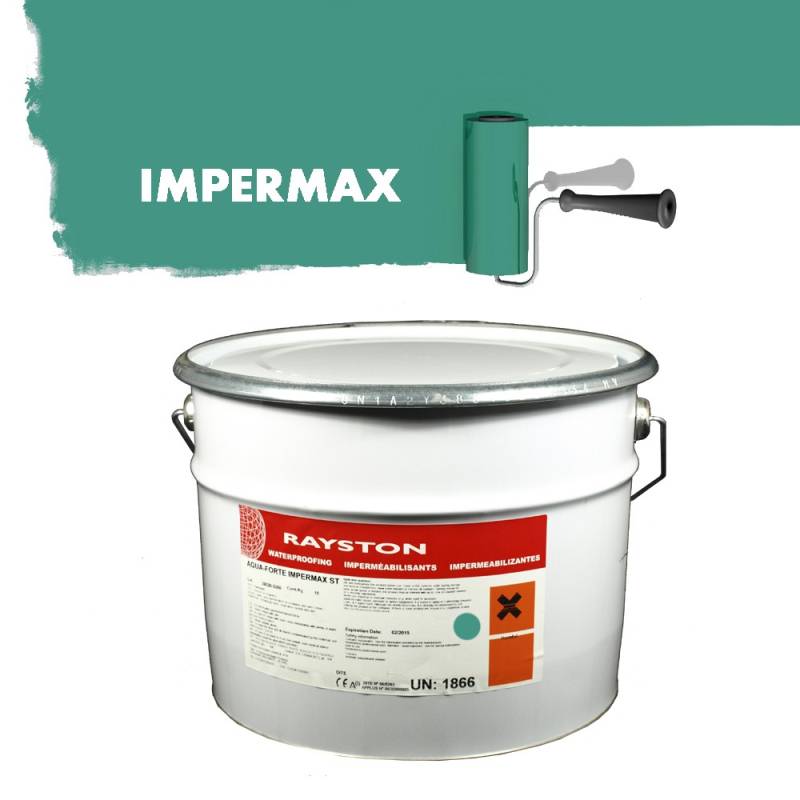 Impermax hochwertige flüssige Teichfolie - azurgrün - 10 kg Impermax hochwertige flüssige Teichfolie - azurgrün - 10 kg