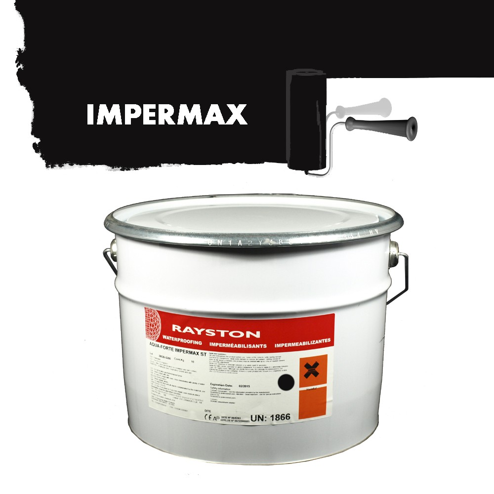 Impermax hochwertige flüssige Teichfolie - schwarz -  10 kg