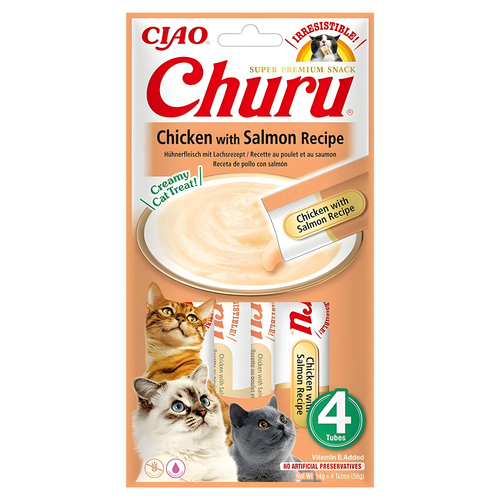 Inaba Churu Chicken & Salmon 4 x 14 g