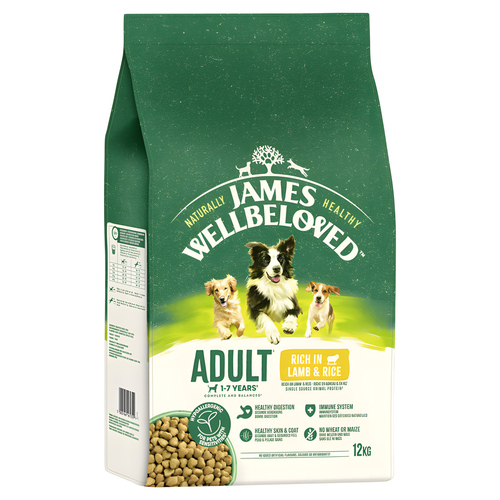 JAMES WELLBELOVED Adult Lamm + Reis 12 kg