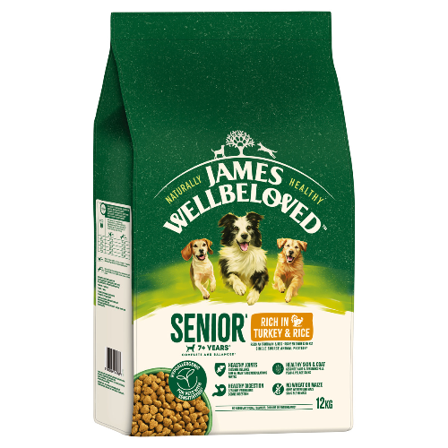 JAMES WELLBELOVED Senior Truthahn & Reis 12 kg