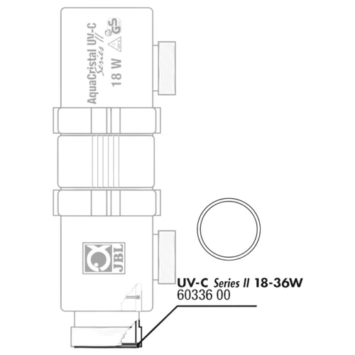 JBL Ersatzteil O-Ring zylindrisch für UV-C 18 / 36 W