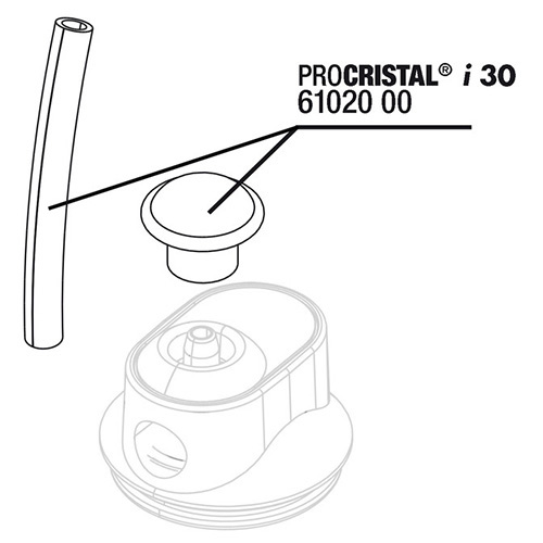 JBL ProCristal i30 Schlauch 4/6+Kappe Lufteinzug