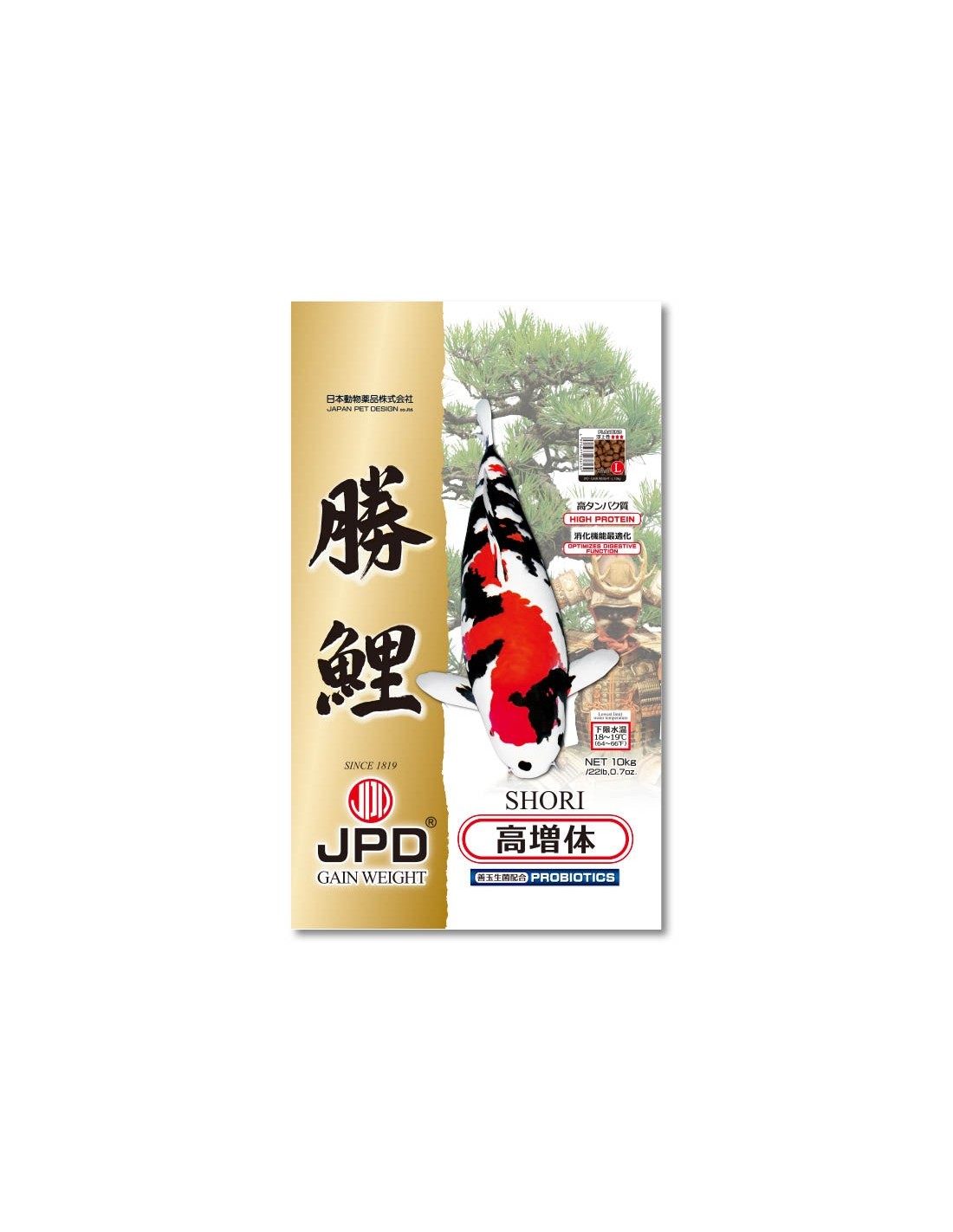 JPD Shori Wachstum 10kg 4mm