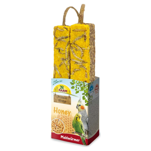 JR Farm Birds Protein-Birdys Honey Mehlwürmer 150 g - 7 Stück