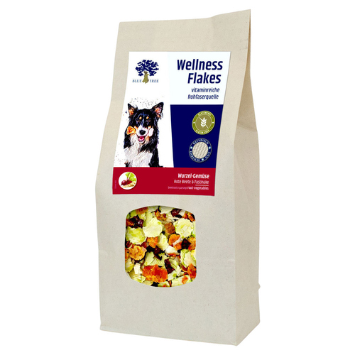 JR Farm Blue Tree Wellness Flakes Wurzel-Gemüse 650 g - 3 Stück