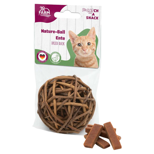 JR Farm Cat Nature-Ball Ente 15 g - 5 Stück