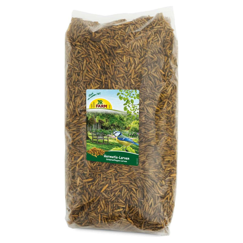 JR Farm Garden Hermetia/Soldatenfliegen-Larven 1 kg - 4 Stück