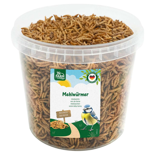 JR Farm Garden Mehlwürmer 400 g Eimer