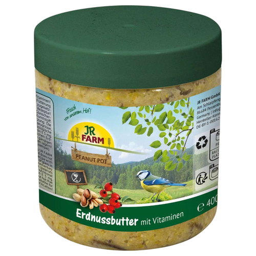 JR Farm Garden Peanut Pot Erdnussbutter Vitamine 400 g - 5 Stück