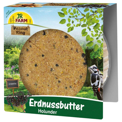 JR Farm Garden Peanut Ring Erdnussbutter Holunder 250 g - 6 Stück