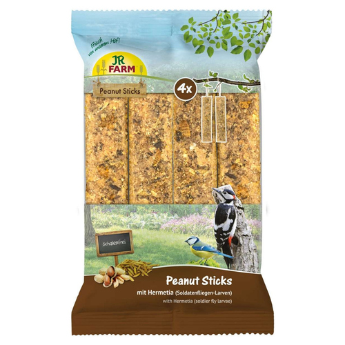 JR Farm Garden Peanut Sticks mit Hermetia 640 g - 4 Stück