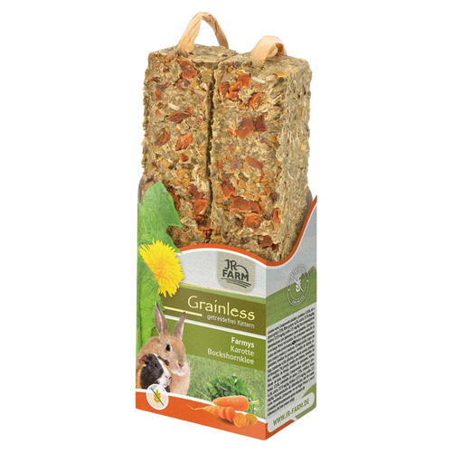 JR Farm Grainless Farmys Karotte-Bockshornklee 140 g - 8 Stück JR Farm Grainless Farmys Karotte-Bockshornklee 140 g - 8 Stück