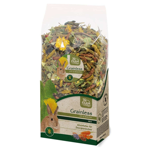 JR Farm Grainless Health Mix Zwergkaninchen 1,2 kg - 4 Stück JR Farm Grainless Health Mix Zwergkaninchen 1,2 kg - 4 Stück