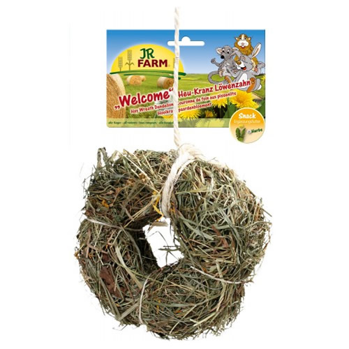 JR Farm Heu-Kranz Welcome Löwenzahn 100 g - 6 Stück JR Farm Heu-Kranz Welcome Löwenzahn 100 g - 6 Stück