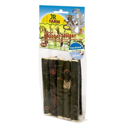 JR Farm Knabber-Hölzer Haselnuss 100 g - 8 Stück