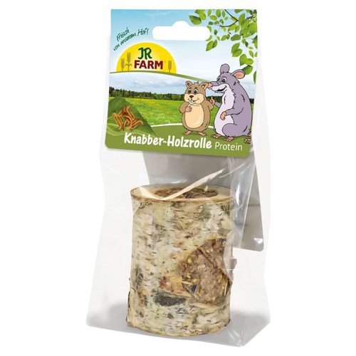 JR Farm Knabber-Holzrolle Protein 150 g - 5 Stück