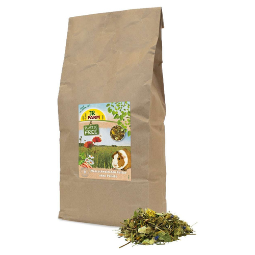 JR Farm PlasticFree Meerschweinchen ohne Pellets 2 kg - 5 Stück