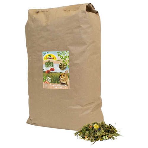 JR Farm PlasticFree Zwergkaninchen ohne Pellets 5 kg