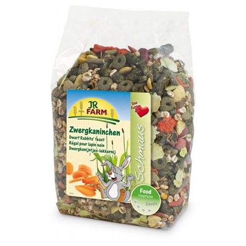 JR Farm Zwergkaninchen-Schmaus 1,2 kg - 6 Stück