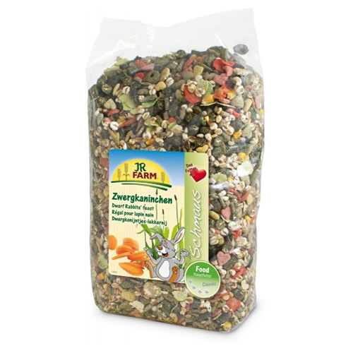 JR Farm Zwergkaninchen-Schmaus 2,5 kg - 4 Stück
