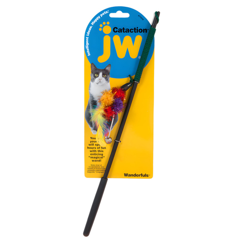 JW PET Katzenspielzeug mit Federn Wanderfulls Cat Toy