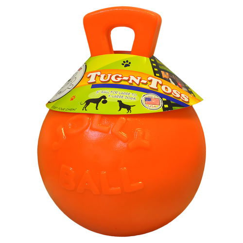 Jolly Hundespielzeug Tug-n-Toss orange, Größe: L