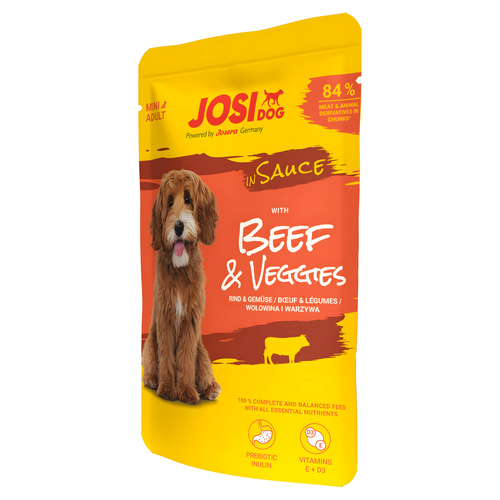 Josera Beef & Veggies in Sauce 100 g - 24 Stück